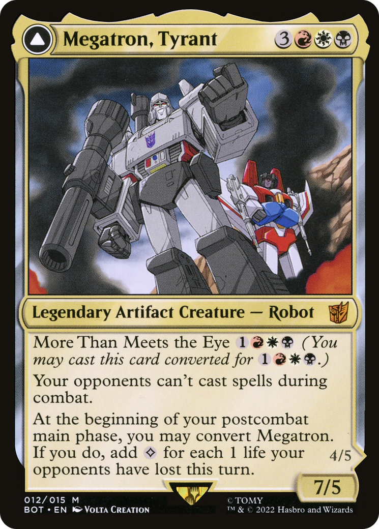 Megatron, Tyrant // Megatron, Destructive Force | Universes Beyond: Transformers #12