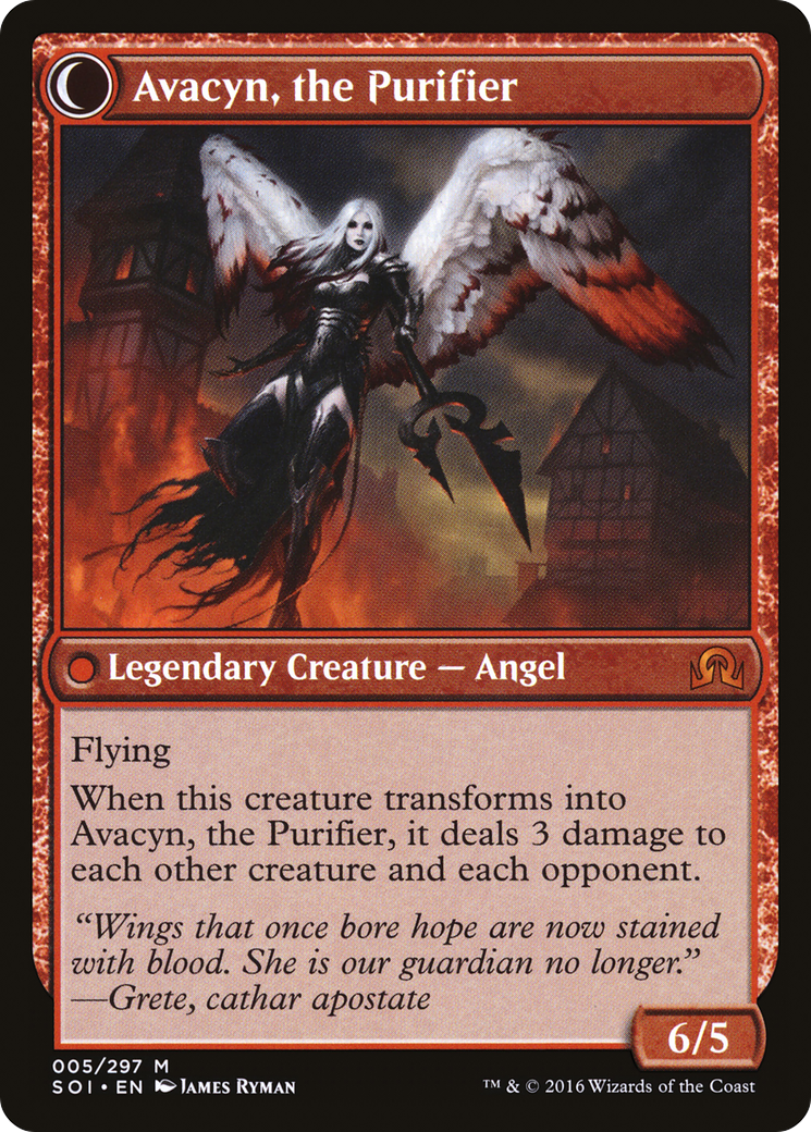 Archangel Avacyn // Avacyn, the Purifier | Shadows over Innistrad #5