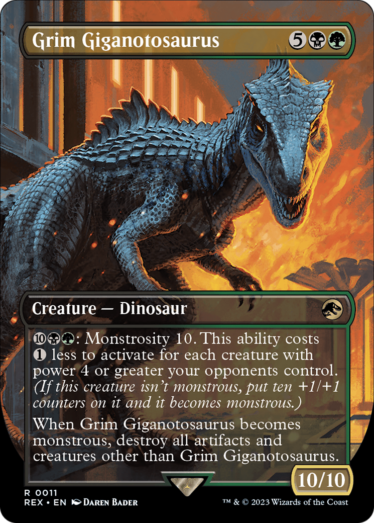Grim Giganotosaurus | Jurassic World Collection #11 [foil]