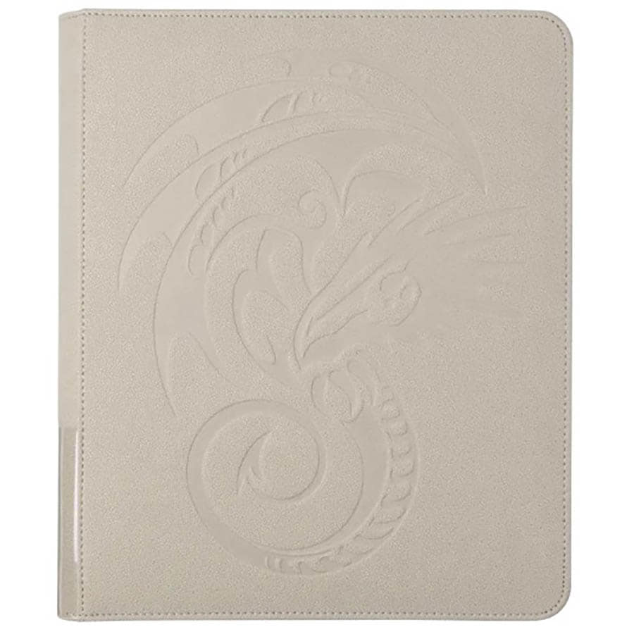 DRAGON SHIELD: CARD CODEX ZIPSTER BINDER: REGULAR ASHEN WHITE