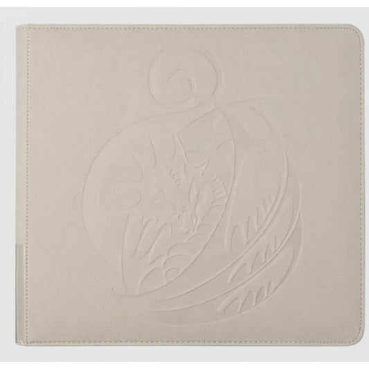 DRAGON SHIELD: CARD CODEX ZIPSTER BINDER: XL ASHEN WHITE