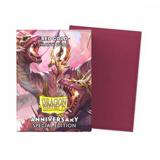 Dragon Shield Dual Matte - Pomegranate Red & Gold