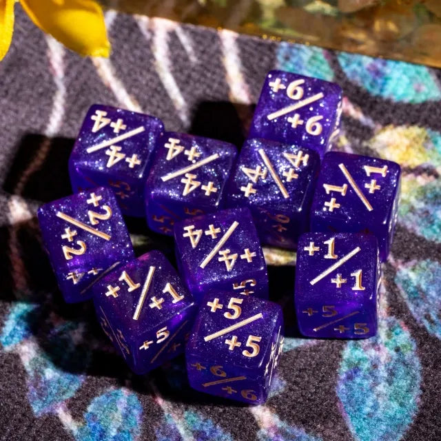 Glitter Counter Dice (12mm D6)