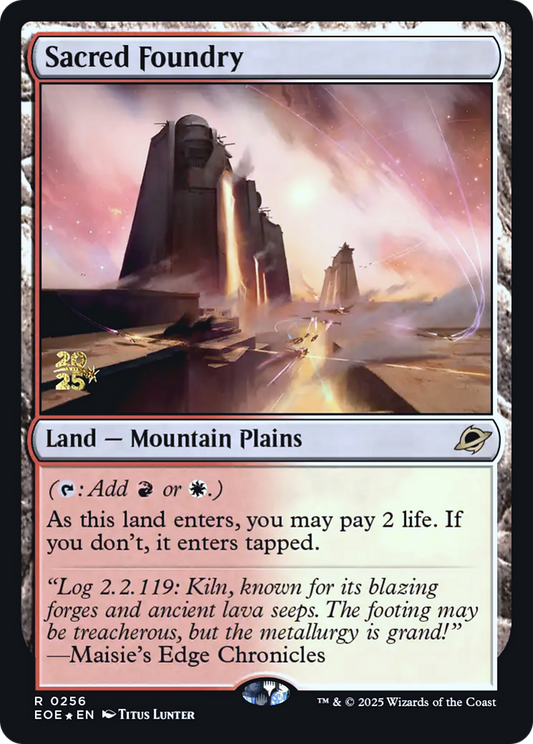Sacred Foundry | Edge of Eternities Promos #256s [foil]
