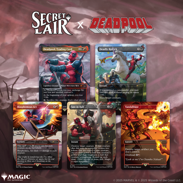 Secret Lair x Marvel's Deadpool – Galactic Games