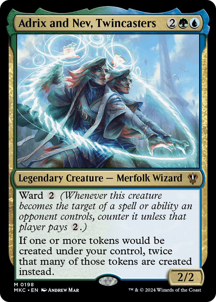 Adrix and Nev, Twincasters | Murders at Karlov Manor Commander #198