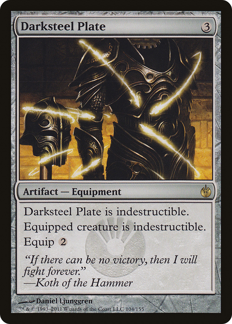 Darksteel Plate | Mirrodin Besieged #104