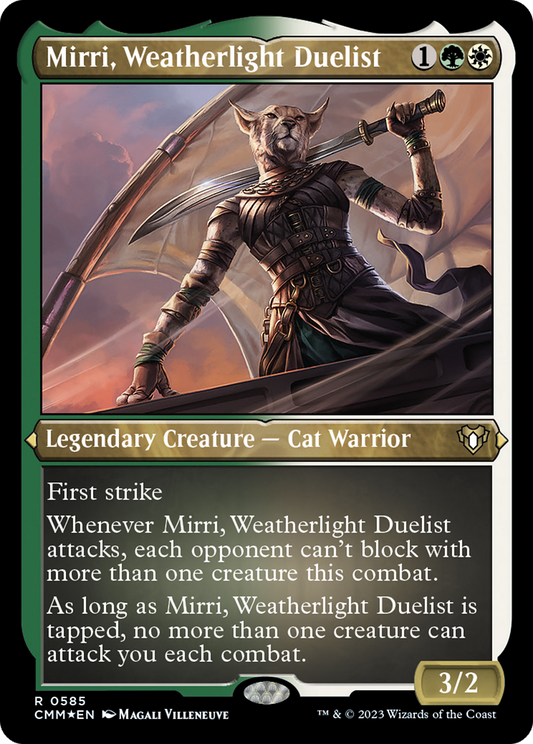 Mirri, Weatherlight Duelist | Commander Masters #585 [etched]