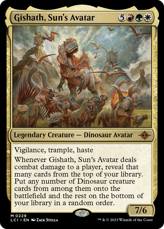 Gishath, Sun's Avatar | The Lost Caverns of Ixalan #229 [foil]
