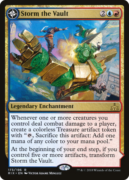 Storm the Vault // Vault of Catlacan | Rivals of Ixalan #173