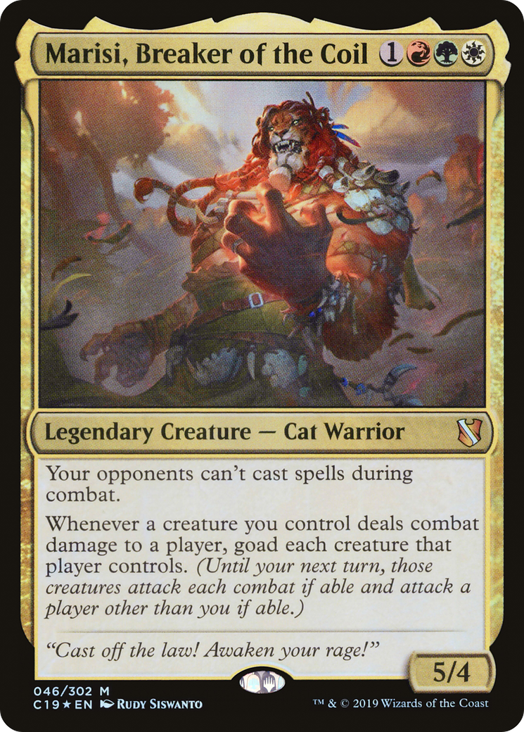 Marisi, Breaker of the Coil | Commander 2019 #46 [foil]