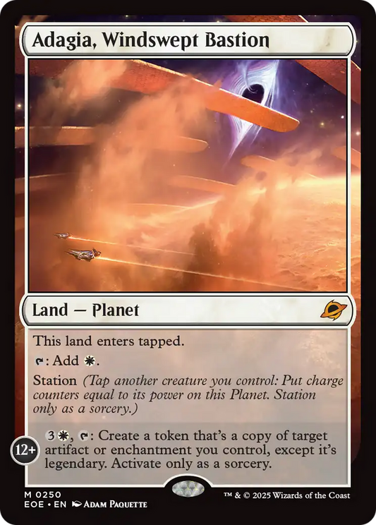 Adagia, Windswept Bastion | Edge of Eternities #250 [foil]