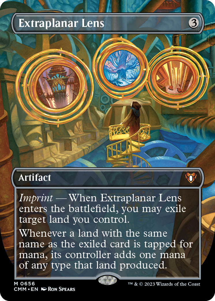 Extraplanar Lens | Commander Masters #656 [foil]