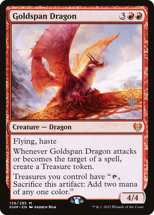 Goldspan Dragon | Kaldheim Promos #139p [foil]