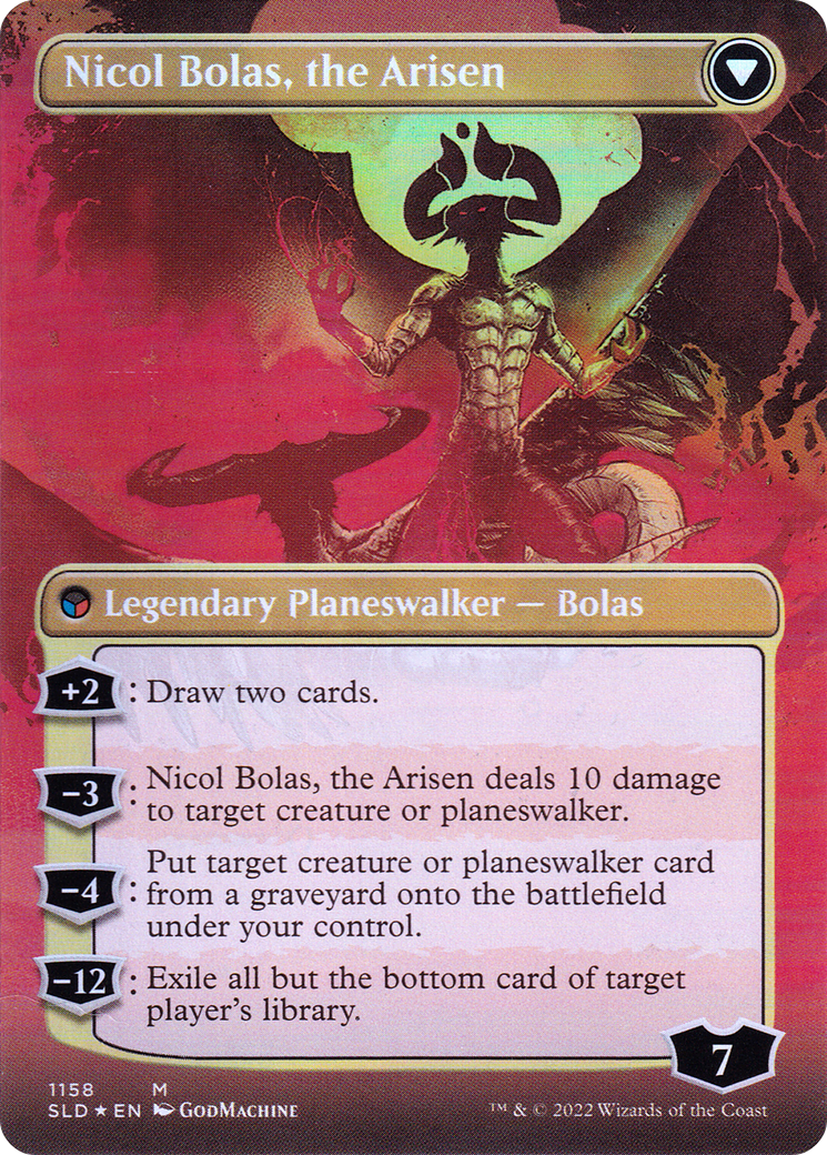 Nicol Bolas, the Ravager // Nicol Bolas, the Arisen | Secret Lair Drop #1158 [foil]
