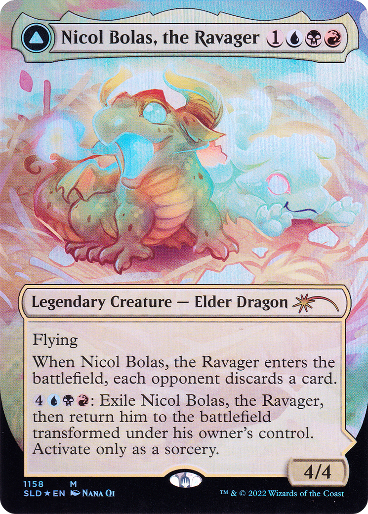 Nicol Bolas, the Ravager // Nicol Bolas, the Arisen | Secret Lair Drop #1158 [foil]