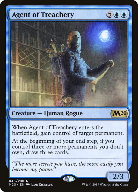 Agent of Treachery | Core Set 2020 #43 [foil]