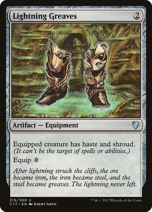 Lightning Greaves | Commander 2017 #215
