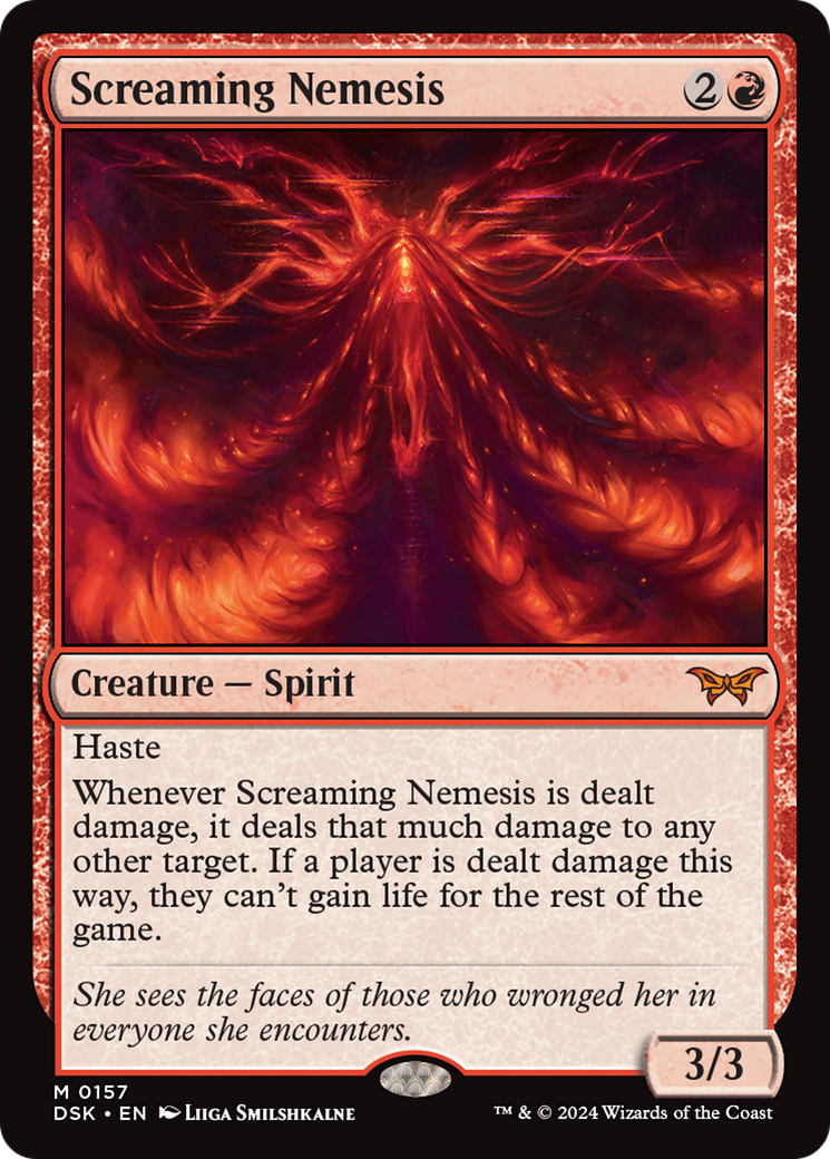 Screaming Nemesis | Duskmourn: House of Horror #157 [foil]