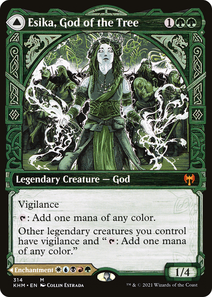 Esika, God of the Tree // The Prismatic Bridge | Kaldheim #314