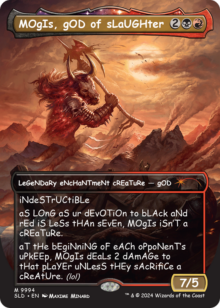 Mogis, God of Slaughter | Secret Lair Drop #9994 [foil]