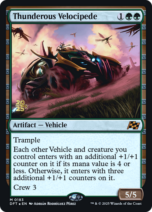 Thunderous Velocipede | Aetherdrift Promos #183s [foil]