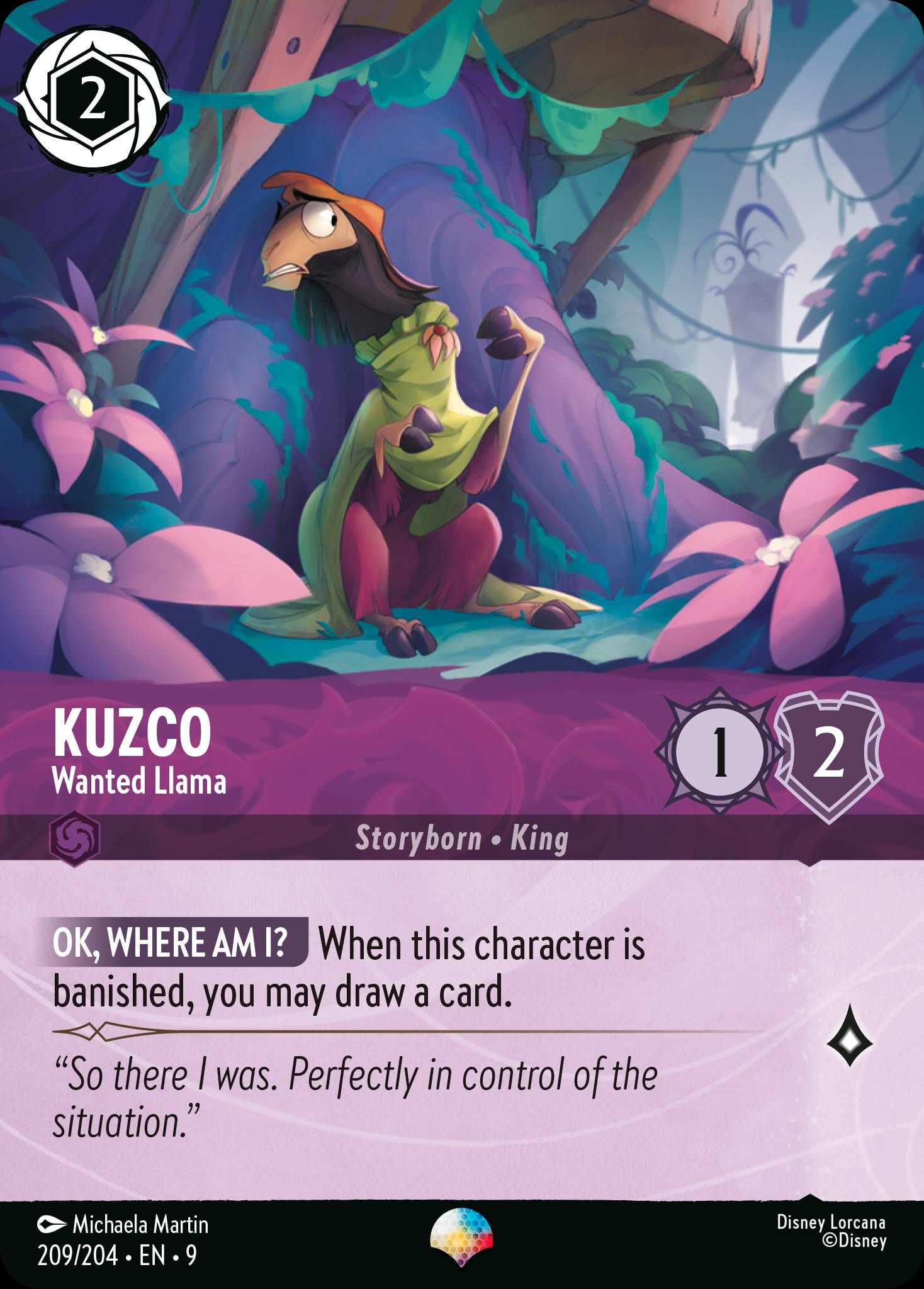 Kuzco - Wanted Llama | Fabled #209 [foil]