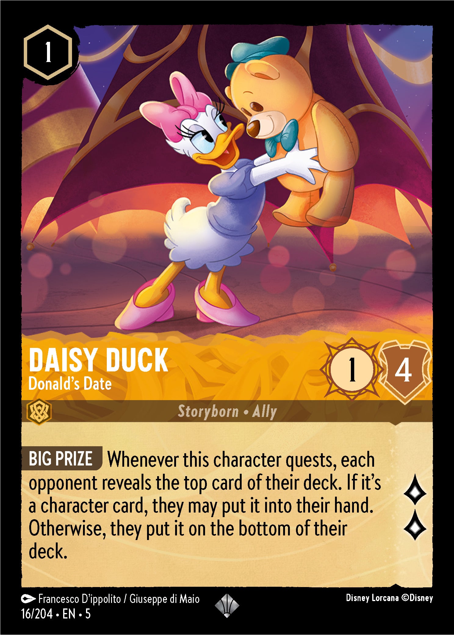 Daisy Duck - Donald's Date | Shimmering Skies #16 [foil]