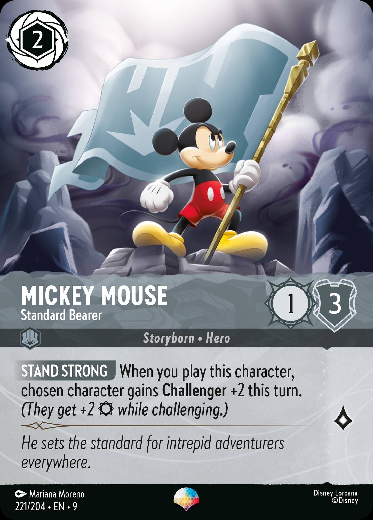 Mickey Mouse - Standard Bearer | Fabled #221 [foil]
