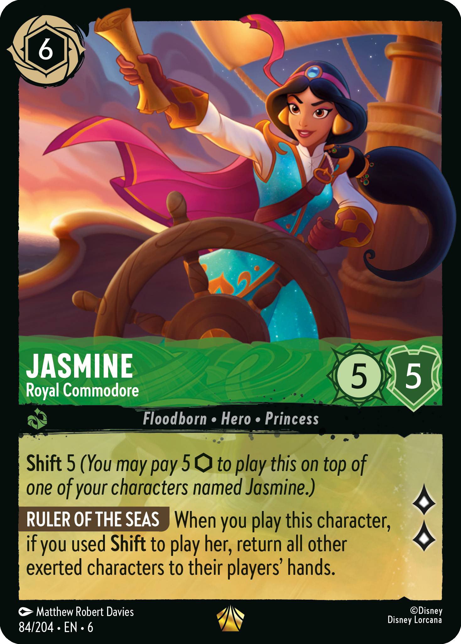 Jasmine - Royal Commodore | Azurite Sea #84