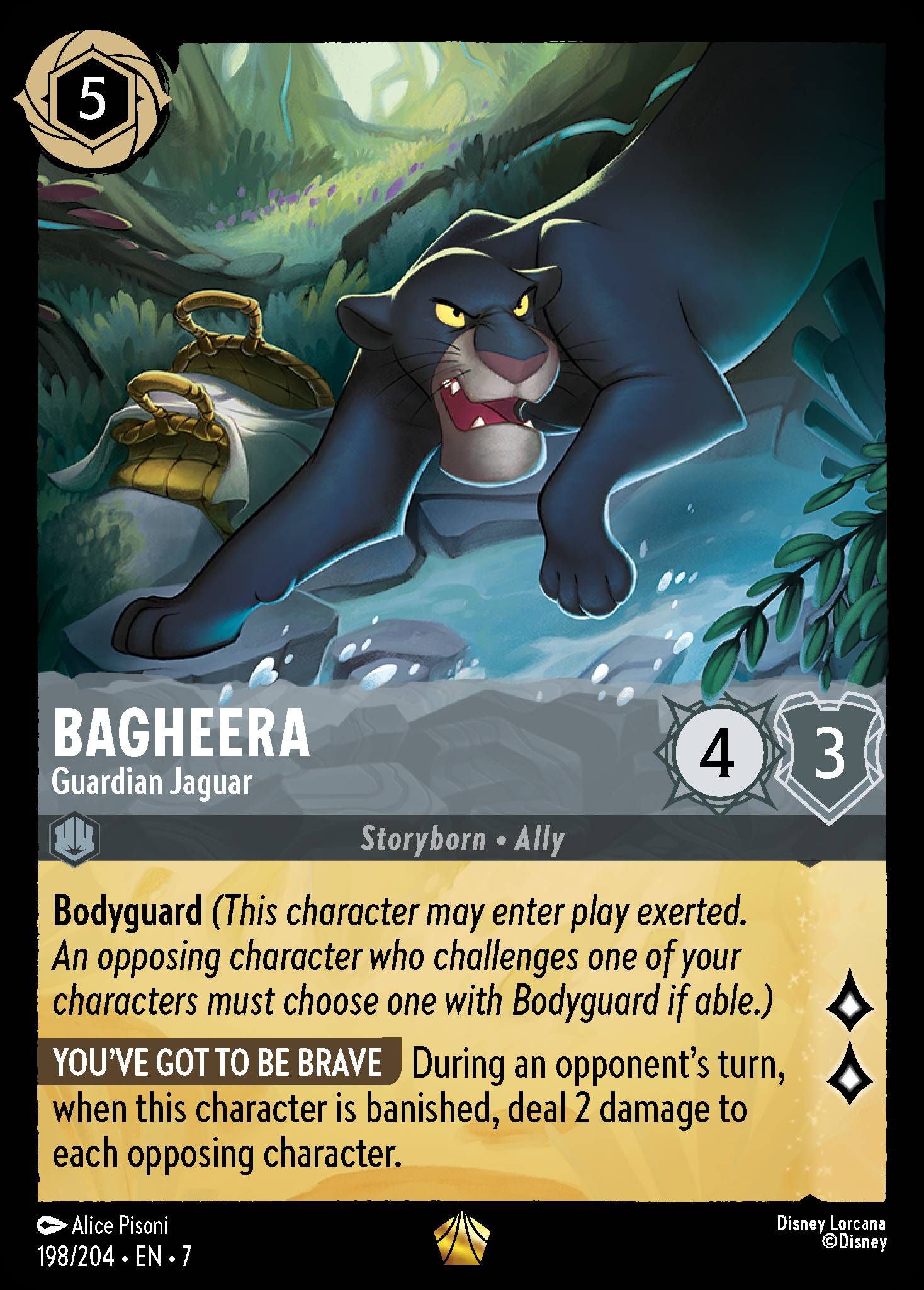 Bagheera - Guardian Jaguar | Archazia's Island #198 [foil]