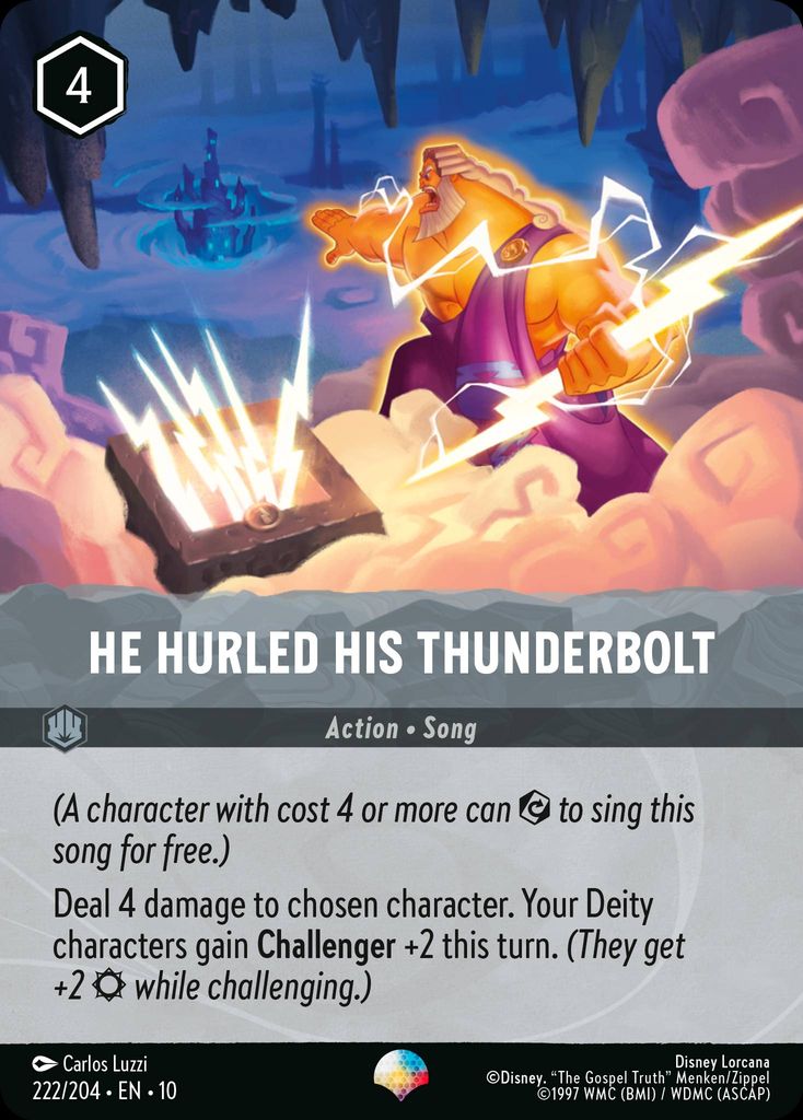 He Hurled His Thunderbolt | Whispers in the Well #222 [foil]
