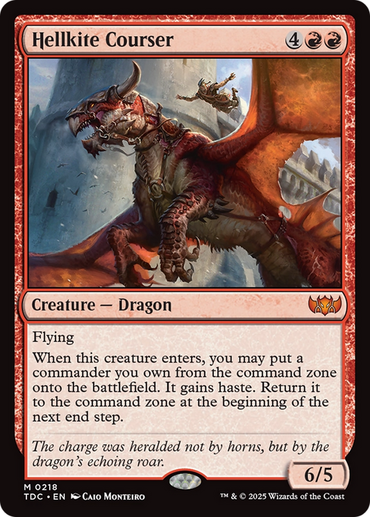 Hellkite Courser | Tarkir: Dragonstorm Commander #218