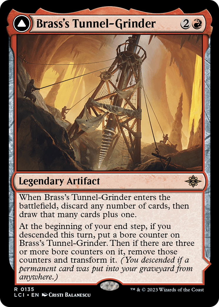 Brass's Tunnel-Grinder // Tecutlan, the Searing Rift | The Lost Caverns of Ixalan #135