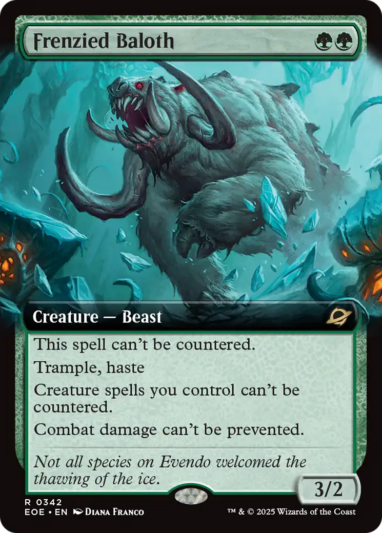 Frenzied Baloth | Edge of Eternities #342 [foil]