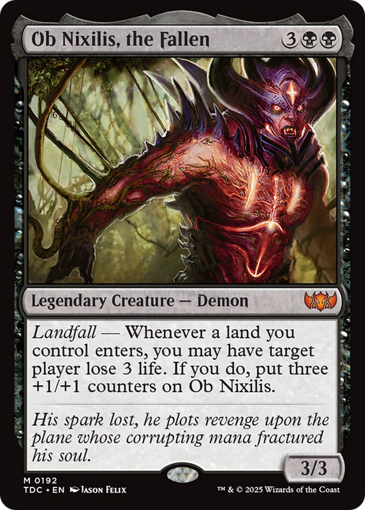 Ob Nixilis, the Fallen | Tarkir: Dragonstorm Commander #192