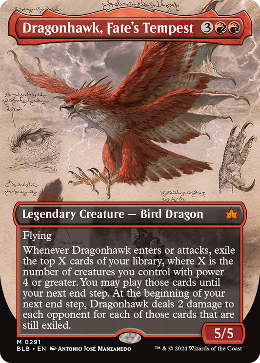 Dragonhawk, Fate's Tempest | Bloomburrow #291