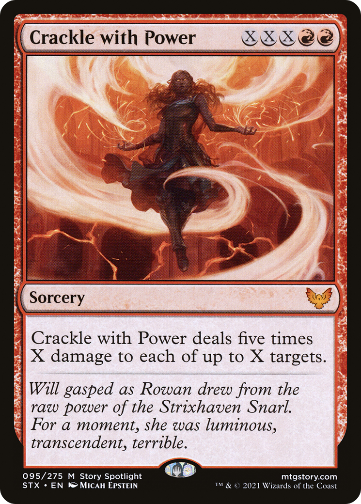 Crackle with Power | Strixhaven: School of Mages #95
