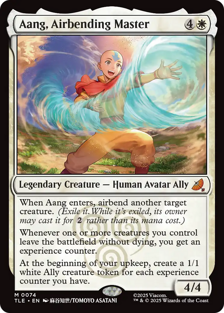 Aang, Airbending Master | Avatar: The Last Airbender Eternal #74 [foil]