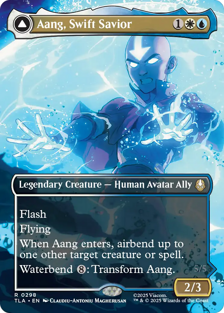 Aang, Swift Savior // Aang and La, Ocean's Fury | Avatar: The Last Airbender #298