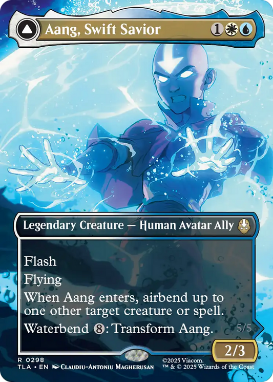 Aang, Swift Savior // Aang and La, Ocean's Fury | Avatar: The Last Airbender #298