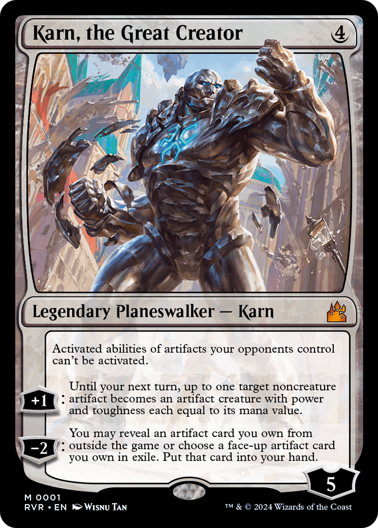 Karn, the Great Creator | Ravnica Remastered #1 [foil]
