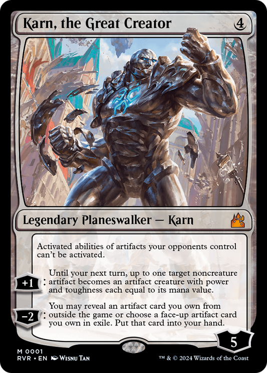 Karn, the Great Creator | Ravnica Remastered #1 [foil]