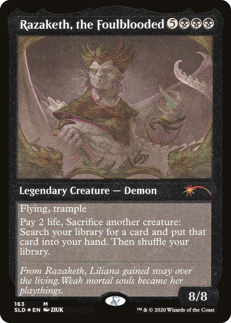 Razaketh, the Foulblooded | Secret Lair Drop #163s [etched]