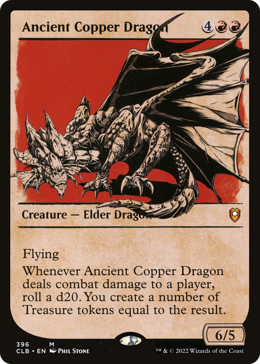 Ancient Copper Dragon | Commander Legends: Battle for Baldur's Gate #396 [foil]
