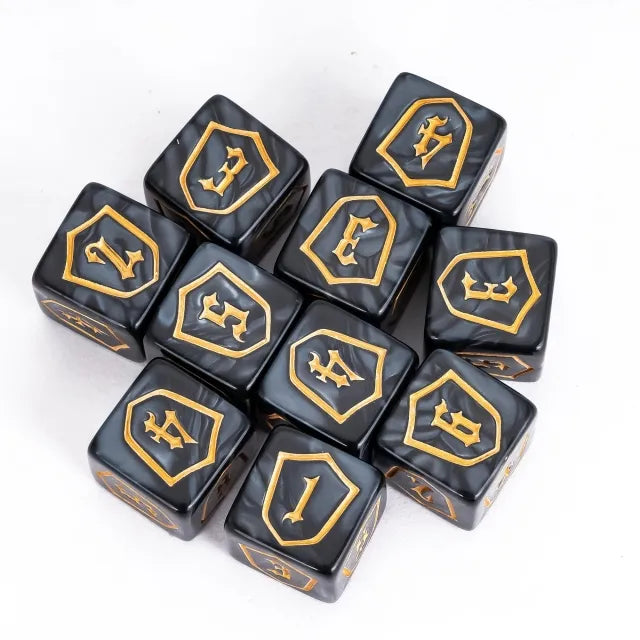 Shield Pattern Dice (16mm D6)