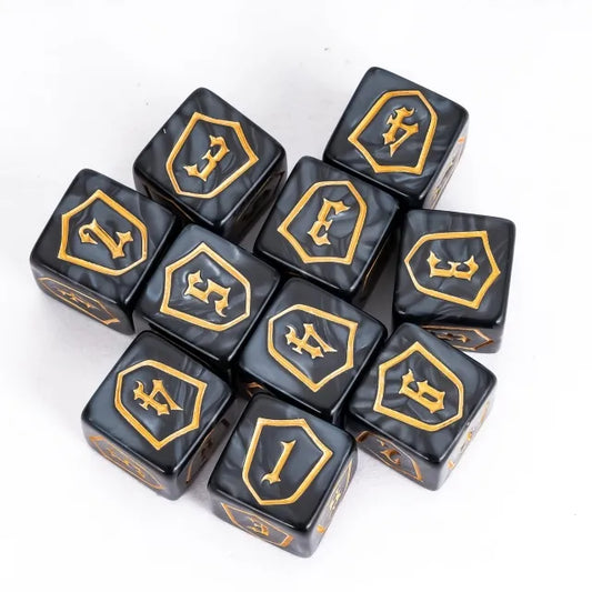 Shield Pattern Dice (16mm D6)
