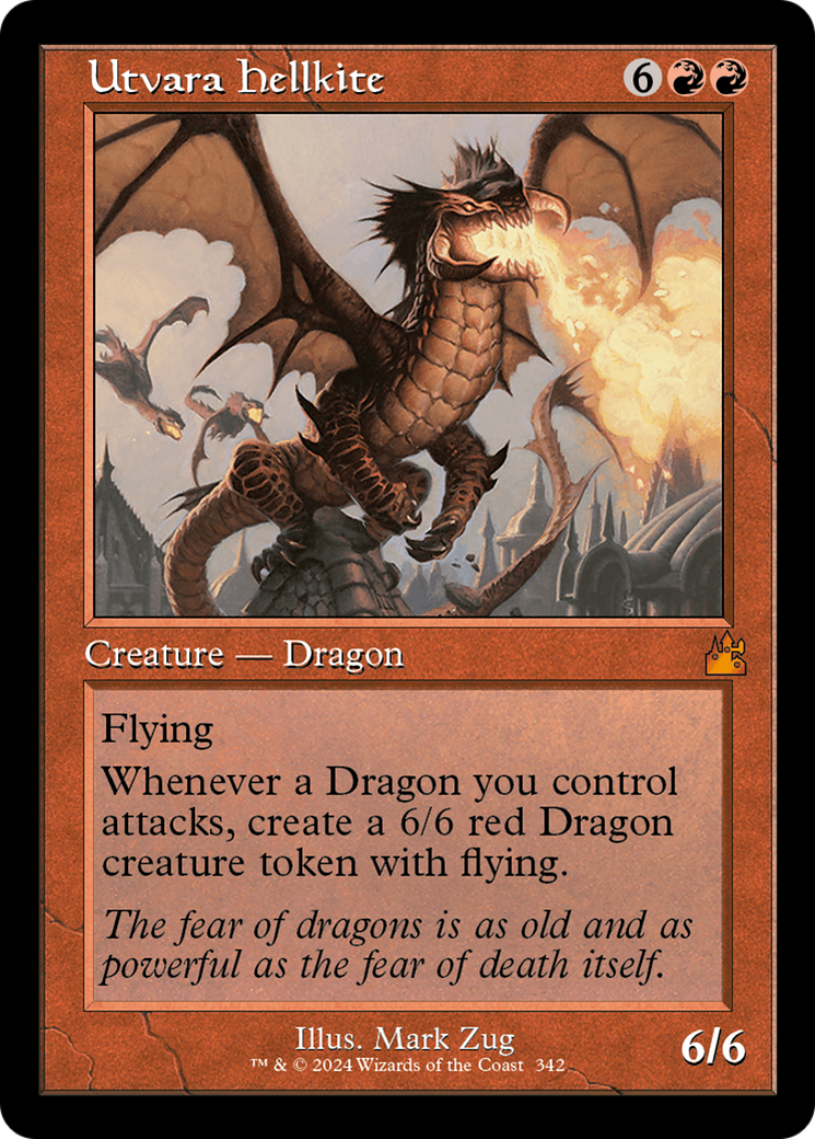 Utvara Hellkite | Ravnica Remastered #342 [foil]