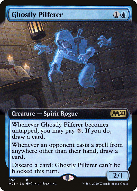 Ghostly Pilferer | Core Set 2021 #350 [foil]