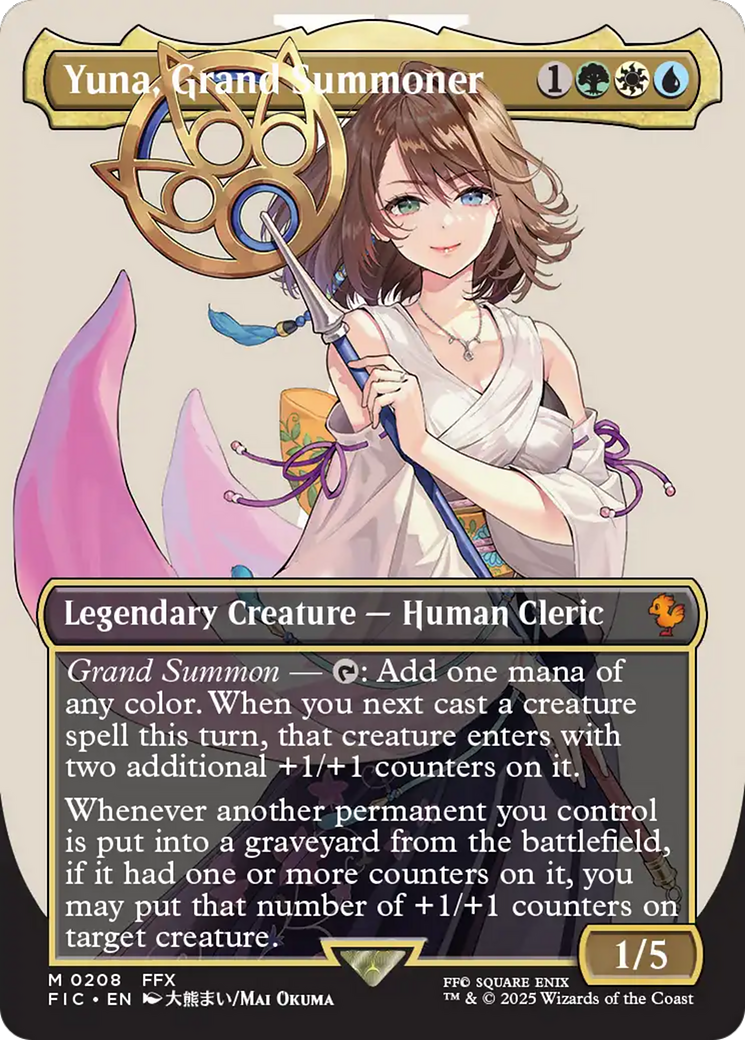Yuna, Grand Summoner | Final Fantasy Commander #208 [foil]